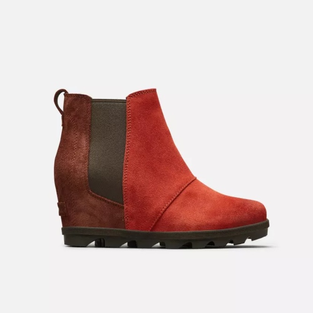 NO INNER LINER - Sorel Red and Brown Women's Boots